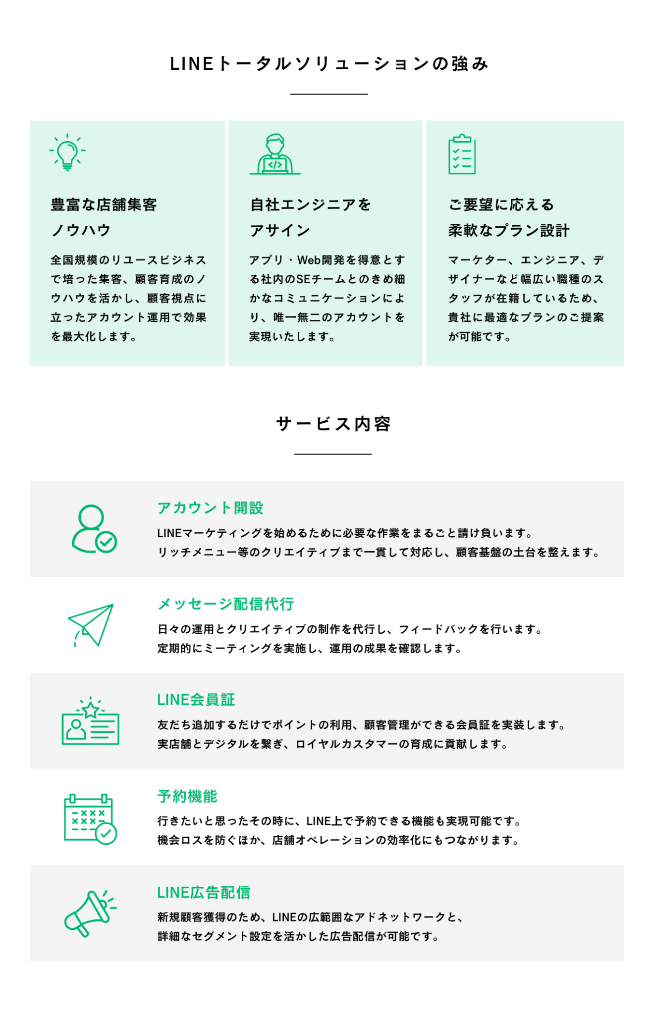 【LINEミニアプリ開発】事例25選/できること/開発会社の決め方|株式会社トレファクテクノロジーズ